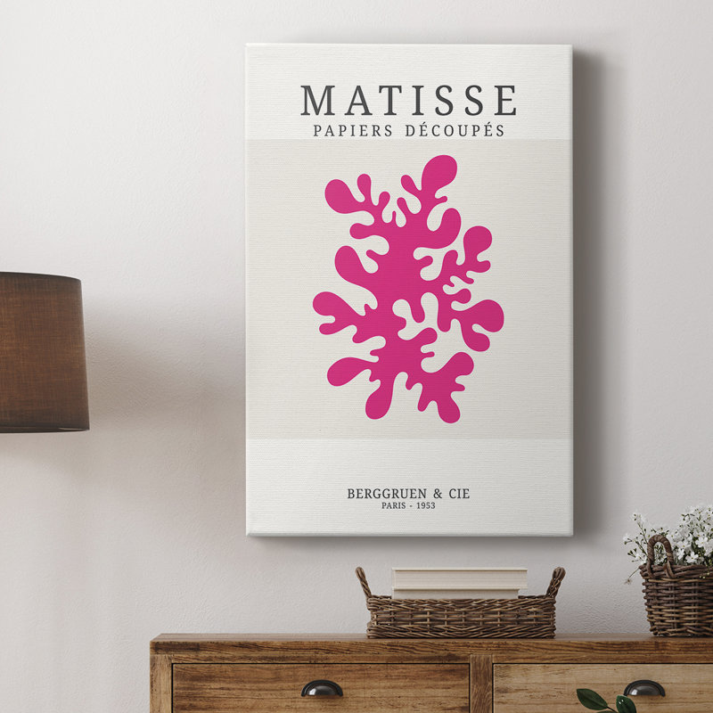 Matisse CDxxix, reproduction d'art encadrée, H 27 po x l 18 po