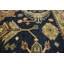 Tapis oriental Indo Karajeh 7 pi 11 po x 9 pi 10 po Navy Tribal
