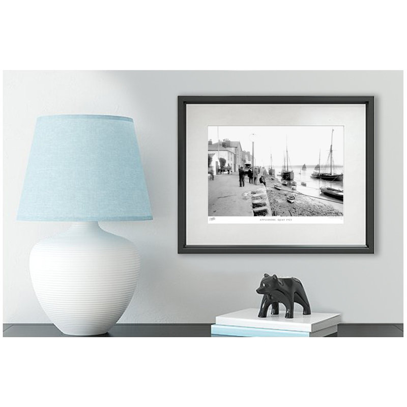 Appledore, Quay 1923 - Single Picture Frame Print, 28cm H x 36cm W x 2.3cm D