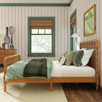 Lind Spindle Solid Wood Bed