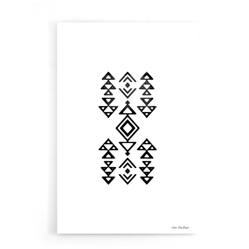 «Aztec Art II» par Seven Trees Design, art mural en verre acrylique, H 24 po x l 16 po x P 0,2 po