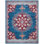 Tapis oriental bourgogne / ivoire Barcus