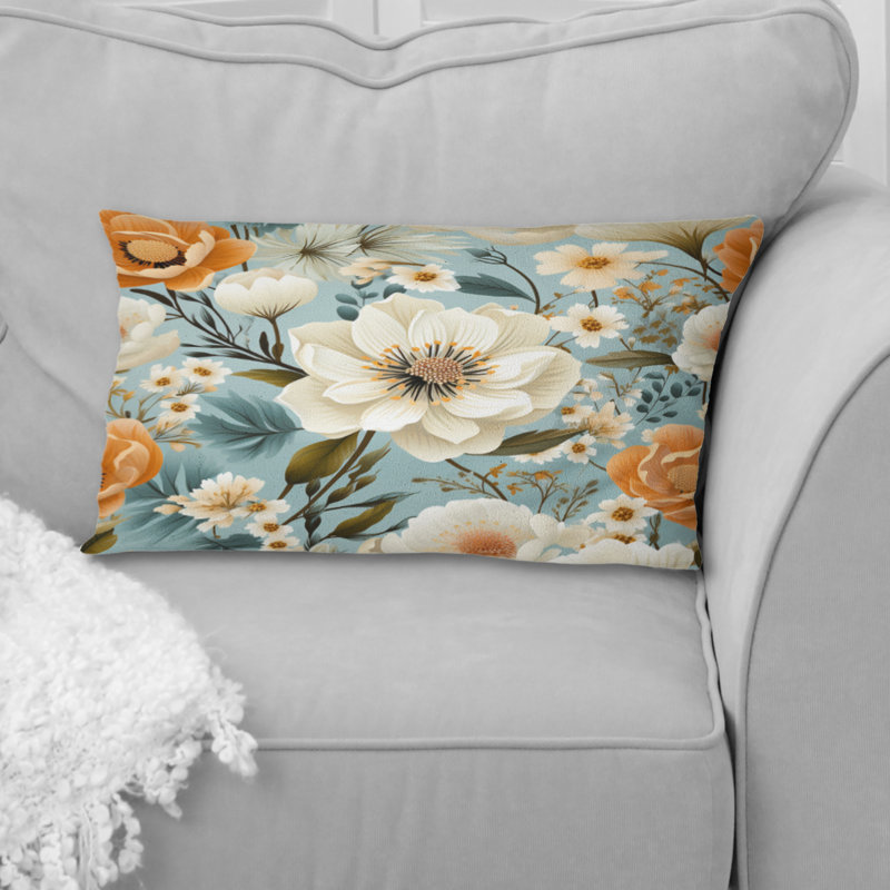 Floral Throw Pillow
