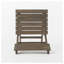 Ensemble bistro pliant 3 pièces en bois d'acacia gris (table et 2 chaises)-129691930