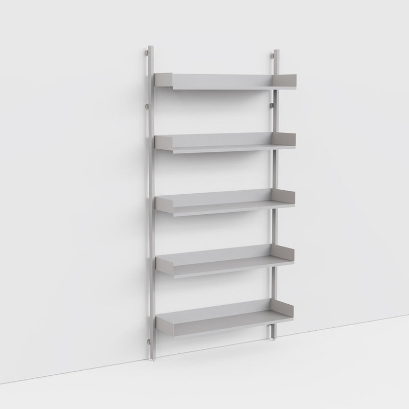 Slot Shelving, Silver, Large