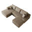 Canapé modulaire Cloud avec 1 repose-pieds (chameau)-622447845