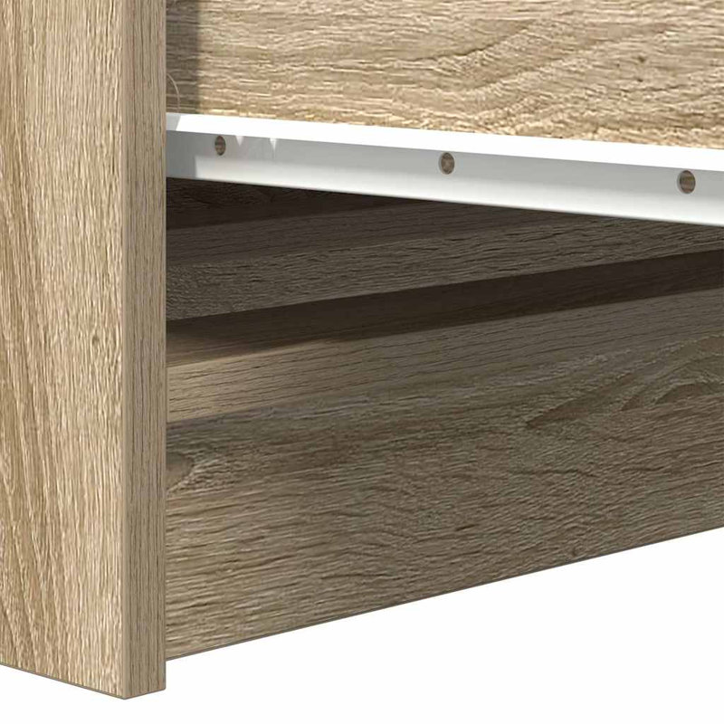 Sideboard 100X35x99 Cm Engineered Wood, Sonoma Oak