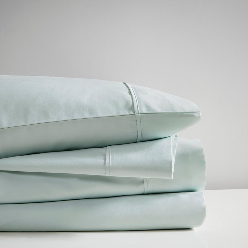 Ensemble de draps 4 pièces, King Sheet Set with 2 Pillowcases, Seafoam
