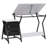 Hourglass Craft Center, 2pc Angle Adjustable Drafting Table and Stool
