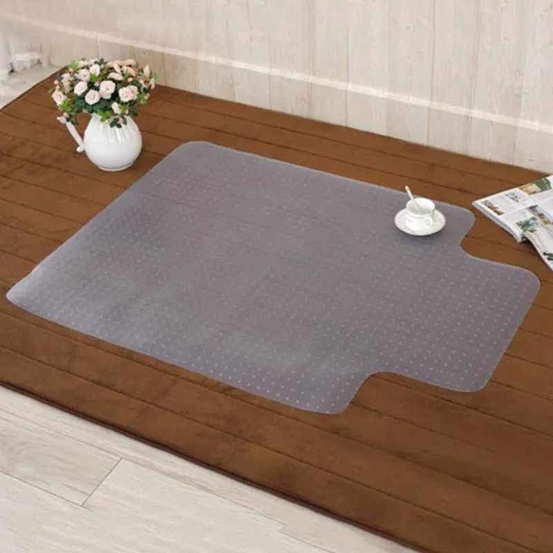 PVC Clear Non-Slip Office Chair Desk Mat Floor Carpet Floor Protector