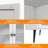 72.8''H Accent Cabinet, Corner Cabinet With Open Shelf
