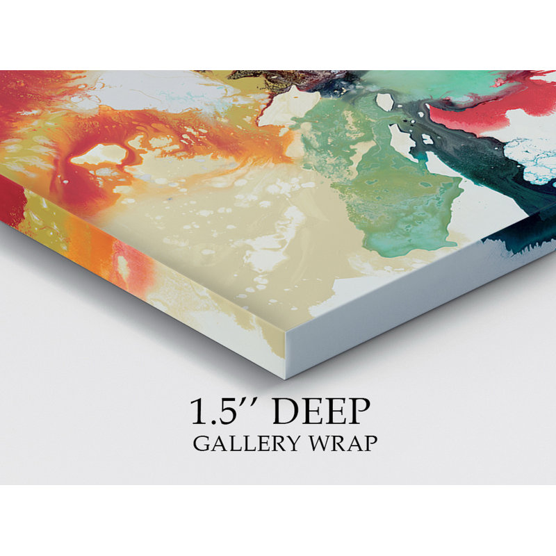 " Color Expression " Painting Print, 40" H x 40" W x 1" D