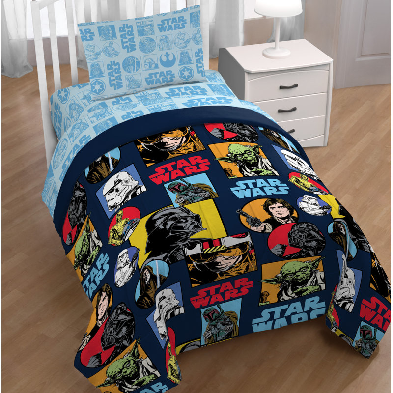 Ensemble de draps en microfibre Galactic Grid, Double