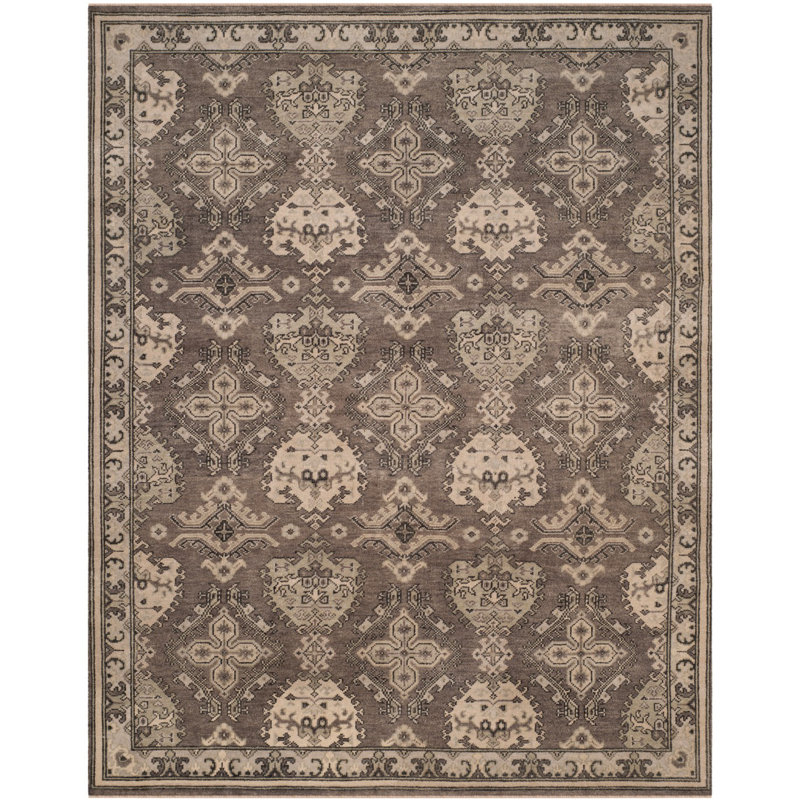 Tapis ikat en laine noué à la main Sivas, Rectangle 9 pi x 12 pi