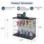 Mini vitrine l 15,7 po avec lumière DEL, vitrine transparente Gless -121697472