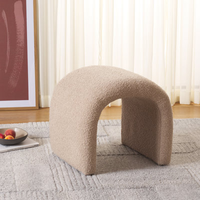 Repose-pieds standard en velours de 20,08 po Andeana