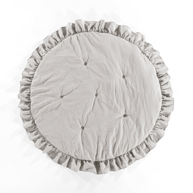 36'' L Polyester Playmat, Gray