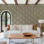 Wandervine - Ebony Taupe Botanical Wallpaper