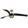 Burniece 3 - Blade LED Propeller Ceiling Fan with Remote Control and Light Kit Included