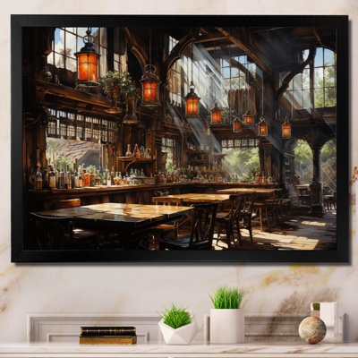 Cowboy Western Saloon - Cowboys Framed Prints