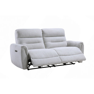 Chenille Power Motion Sofa W/USB Port
