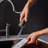 Pull Down Bridge Faucet With Accessories-69967160
