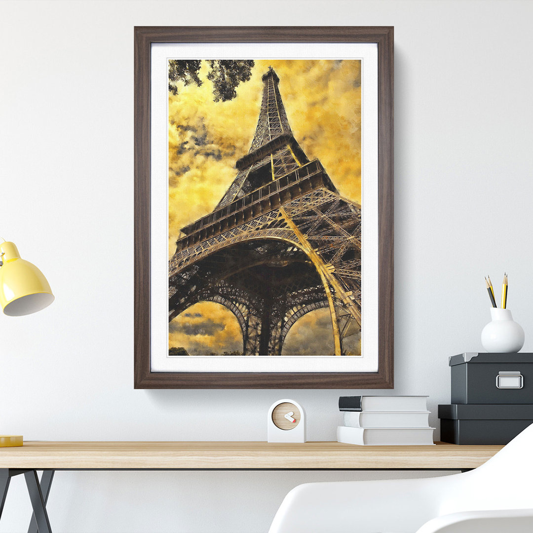 Eiffel Tower Vol.7 - Picture Frame Graphic Art