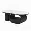 Table basse ovale de luxe, table basse 47,24 po avec tiroir de rangement Luxury-129021361
