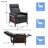 Latyra Faux Leather Recliner-1414075335