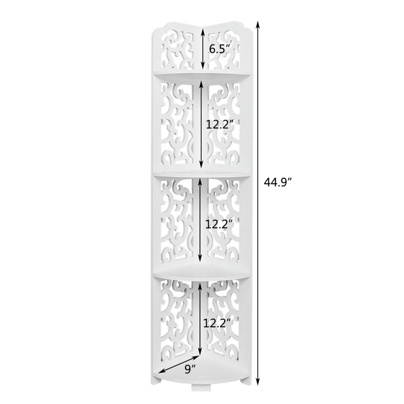 Armoire à linge Cestar l 9,06 po x H 46,85 po x P 9,06 po