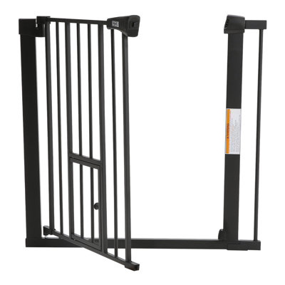 Pinal Metal Pressure Mounted Pet Gate With Door