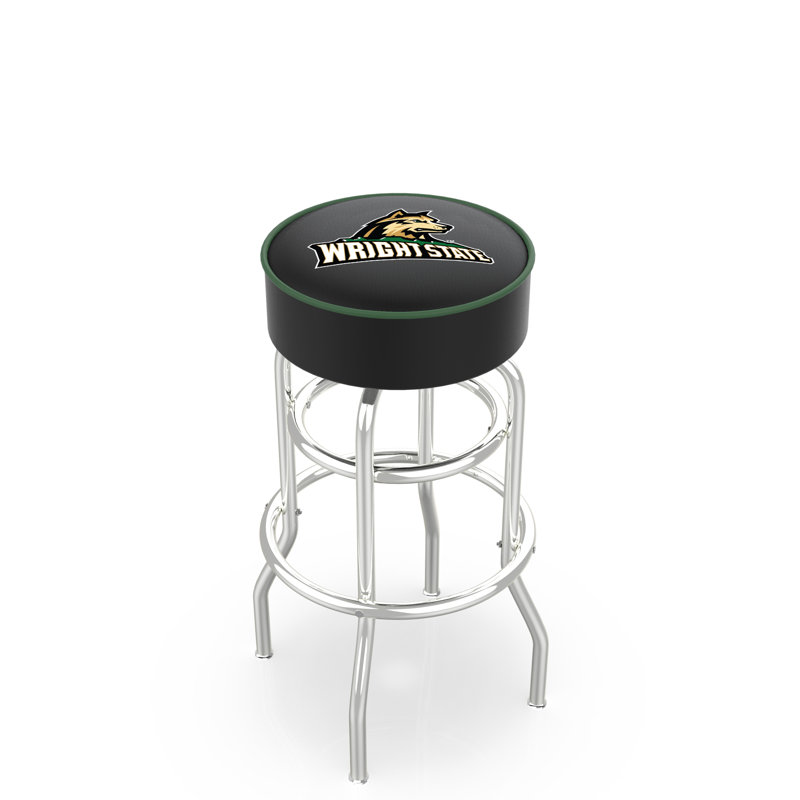 NCAA Swivel Bar & Counter Stool, Counter Stool (25" Seat Height), Wright State