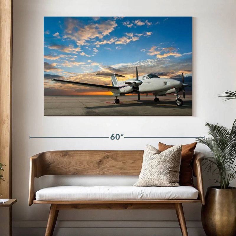 Mehar Light Aircraft, 34" H x 51" W