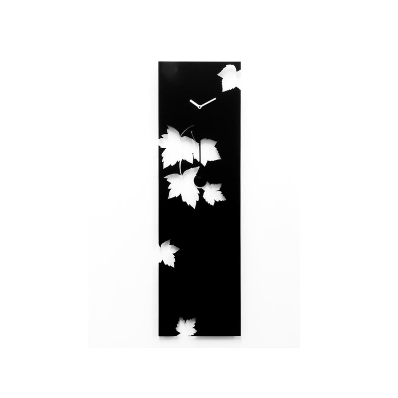 Salgado Metal Wall Clock, Black