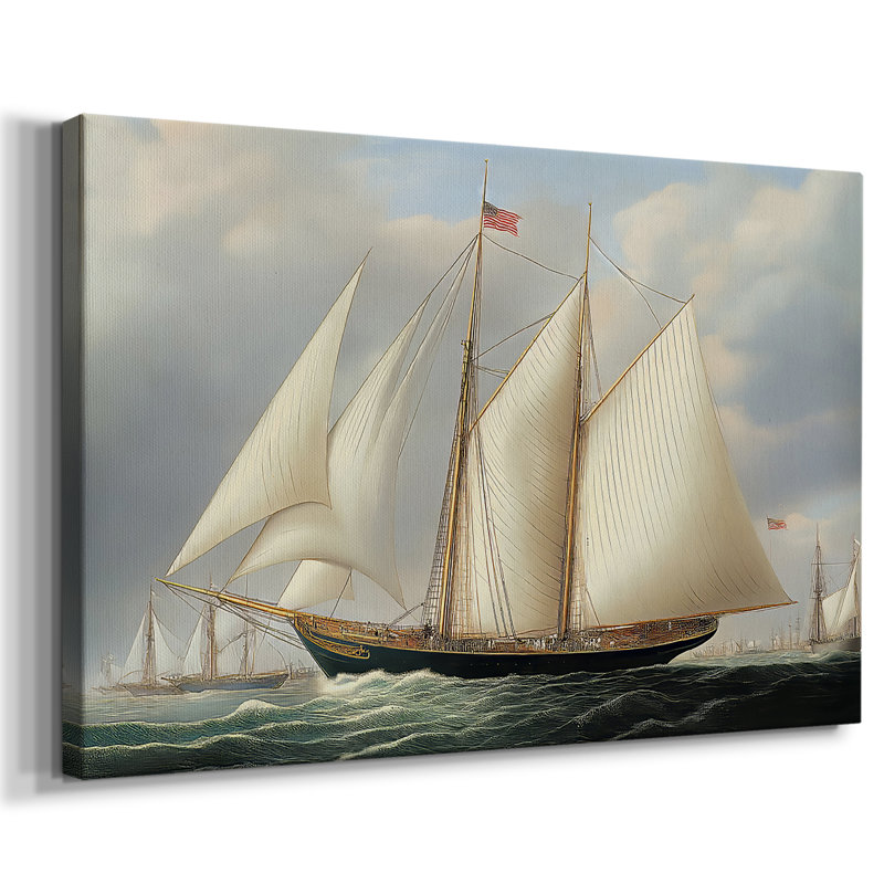 Série Nautical-Cxxiii - Cavas enveloppés de galerie, 8 x 12