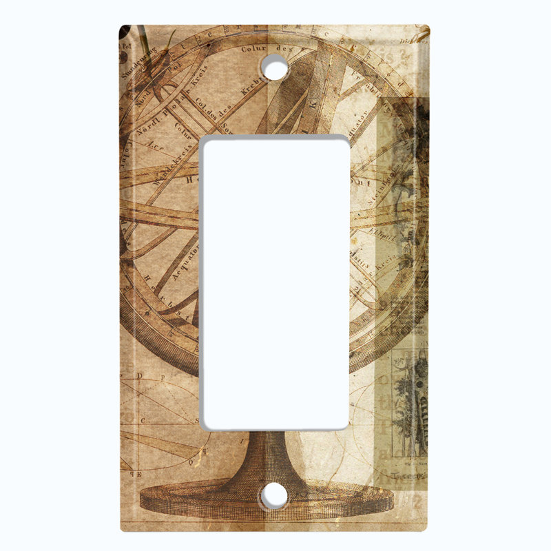 Copper Rust Patina Teal Print 1 - Gang Rocker Standard Wall Plate