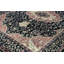 Hand-Knotted High-Quality Black and Rust Area Rug
