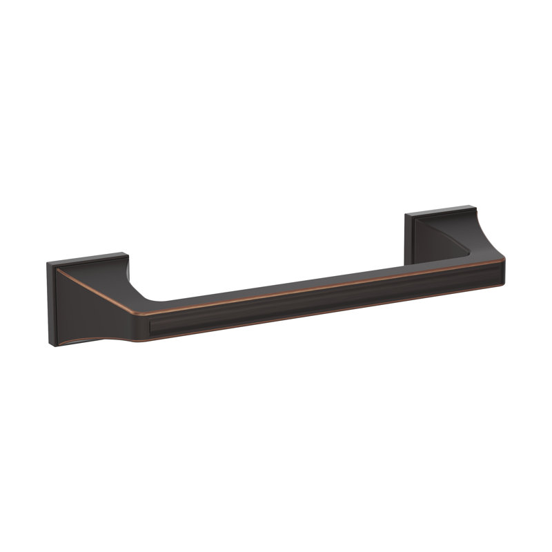 Barre à serviettes Mulholland, Bronze frotté à l'huile, H 10,75 po x l 10,75 po x P 2,81 po