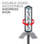 Poteau d'adresse Solarsolution Aurora