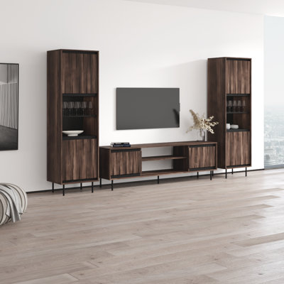 Swing 180TV-BK-BK Entertainment Centre