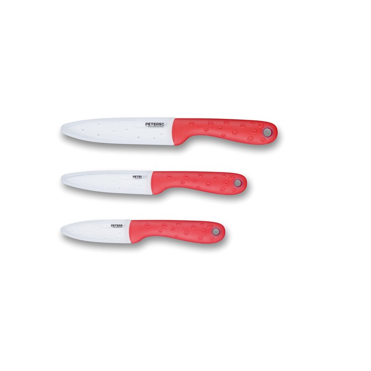 Peterson Housewares Inc. 3 Piece Ceramic Assorted Knife Set & Reviews