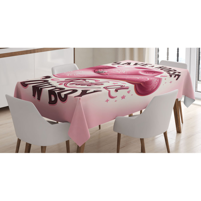 Draga Rectangle No Pattern Microfiber Tablecloth, 84" Rectangle