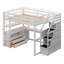 Lit mezzanine double avec tiroirs Varujhan Kids-2061484385