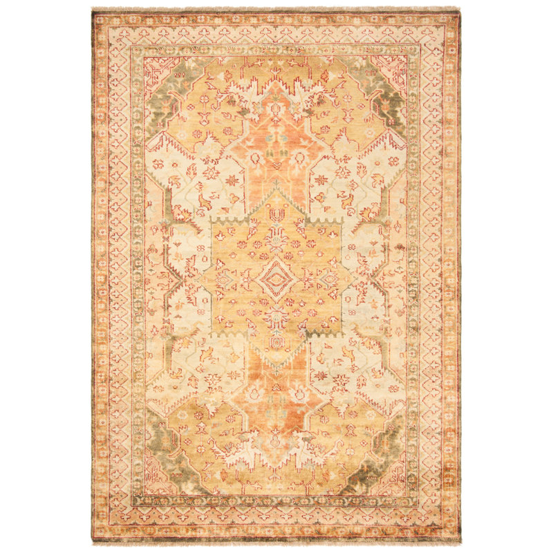 Ralph Lauren Reynolds Wool, Cotton Oriental Rug, Rectangle 4' x 6'