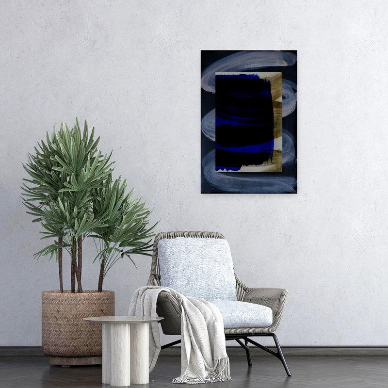 Art contemporain contemporain abstrait, H 24 po x l 16 po