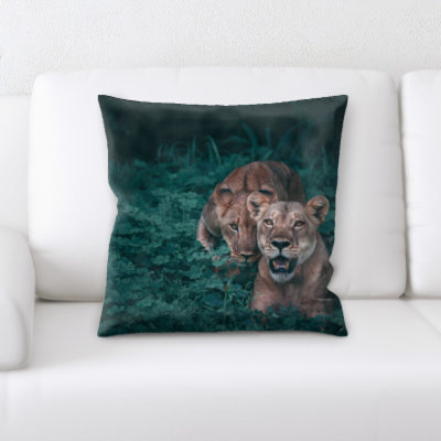 Coussin lion Wortman