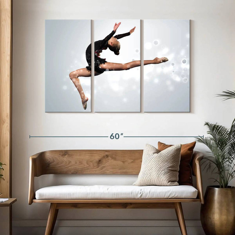 Fille de gymnastique Sireci, H 32 po x l 50 po