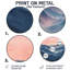 Great Smoky Sunset Layers - Décorations murales en métal rondes-1882447934