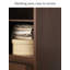 Armoire chic en rotin à deux tiroirs-1474442090