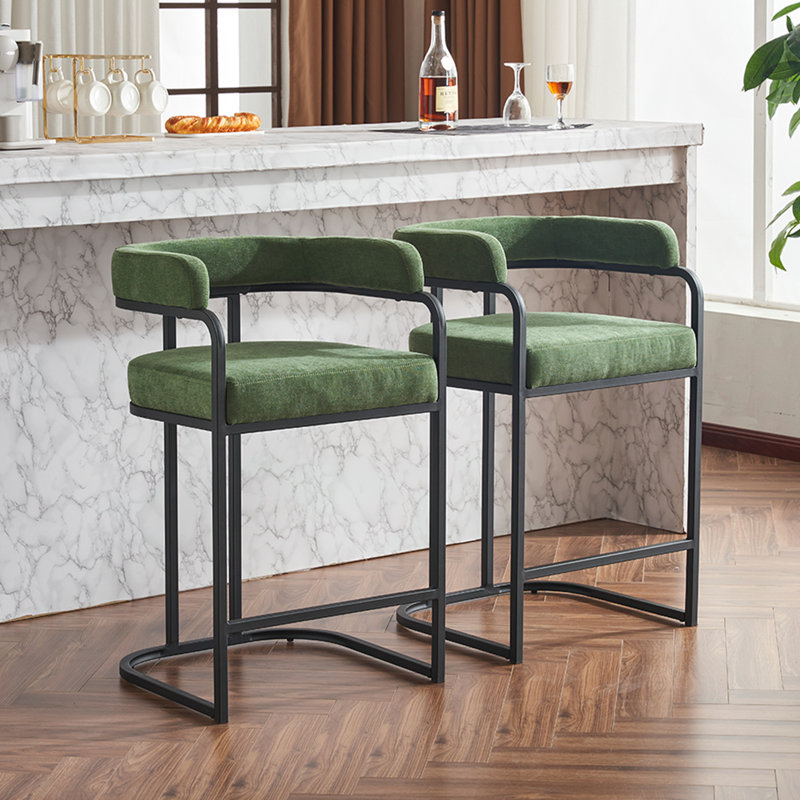 Chaises de salle à manger, Vert